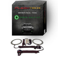 Infiniti FX35 / FX45 V.3 Fusion Color Change LED Halo Fog Light Kit 2005-2010