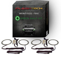 Infiniti FX35 / FX45 V.3 Fusion Color Change LED Halo Headlight Kit 2005-2010