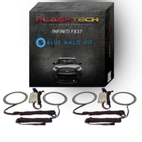 Infiniti FX37 V.3 Fusion Color Change LED Halo Headlight Kit 2013-2017