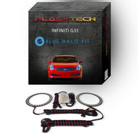 Infiniti G35 Coupe V.3 Fusion Color Change LED Halo Headlight Kit 2006-2008