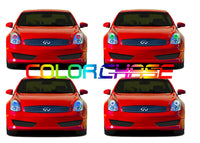 Infiniti G35 Coupe ColorChase LED Halo Headlight Kit 2006-2008