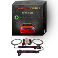 Infiniti G35 Coupe V.3 Fusion Color Change LED Halo Headlight Kit 2006-2008