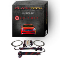 Infiniti G35 Coupe V.3 Fusion Color Change LED Halo Headlight Kit 2006-2008