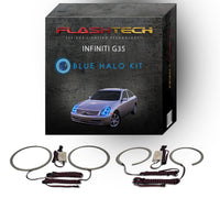 Infiniti G35 Sedan V.3 Fusion Color Change LED Halo Headlight Kit 2003-2004