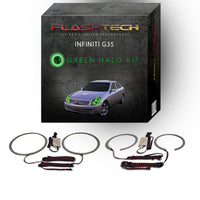 Infiniti G35 Sedan V.3 Fusion Color Change LED Halo Headlight Kit 2003-2004