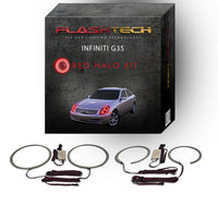 Infiniti G35 Sedan V.3 Fusion Color Change LED Halo Headlight Kit 2003-2004