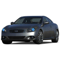 Infiniti G37 Coupe ColorChase LED Halo Headlight Kit 2008-2013