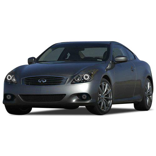 Infiniti G37 Coupe White LED Halo Headlight Kit 2008-2013