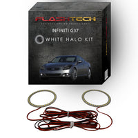 Infiniti G37 Coupe White LED Halo Fog Light Kit 2008-2013
