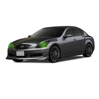 Infiniti G37 Sedan ColorChase LED Halo Headlight Kit 2007-2009