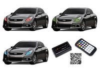 Infiniti G37 Sedan V.3 Fusion Color Change LED Halo Headlight Kit 2010-2013