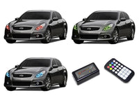 Infiniti G37 Sedan V.3 Fusion Color Change LED Halo Headlight Kit 2010-2013