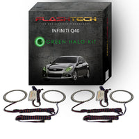 Infiniti Q40 V.3 Fusion Color Change LED Halo Headlight Kit 2014-2015