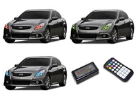 Infiniti Q40 V.3 Fusion Color Change LED Halo Headlight Kit 2014-2015