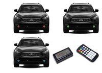 Infiniti FX35 V.3 Fusion Color Change LED Halo Fog Light Kit 2009-2012