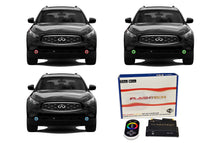 Infiniti FX37 V.3 Fusion Color Change LED Halo Fog Light Kit 2013-2017