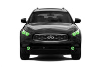 Infiniti FX37 ColorChase LED Halo Headlight and Fog Light Kit 2013-2017