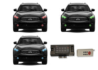 Infiniti FX35 / FX45 V.3 Fusion Color Change LED Halo Headlight and Fog Light Kit 2005-2010