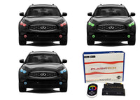 Infiniti FX35 / FX45 V.3 Fusion Color Change LED Halo Headlight and Fog Light Kit 2005-2010