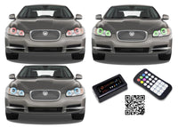 Jaguar XF V.3 Fusion Color Change LED Halo Headlight Kit 2009-2011