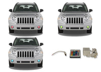 Jeep Compass V.3 Fusion Color Change LED Halo Fog Light Kit 2007-2010