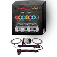 Jeep Compass V.3 Fusion Color Change LED Halo Fog Light Kit 2007-2010