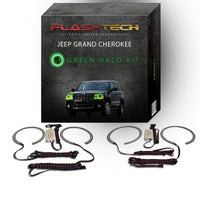 Jeep Grand Cherokee V.3 Fusion Color Change LED Halo Headlight Kit 2005-2010