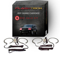Jeep Grand Cherokee V.3 Fusion Color Change LED Halo Headlight Kit 2005-2010