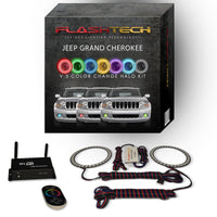 Jeep Grand Cherokee V.3 Fusion Color Change LED Halo Fog Light Kit 2005-2010