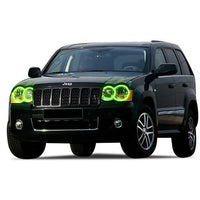 Jeep Grand Cherokee V.3 Fusion Color Change Headlight & LED Halo Fog Light Kit 2005-2007