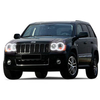 Jeep Grand Cherokee V.3 Fusion Color Change Headlight & LED Halo Fog Light Kit 2005-2007