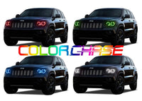 Jeep Grand Cherokee ColorChase LED Halo Headlight Kit 2011-2013