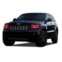 Jeep Grand Cherokee V.3 Fusion Color Change LED Halo Headlight Kit 2011-2013