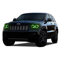 Jeep Grand Cherokee V.3 Fusion Color Change LED Halo Headlight Kit 2011-2013