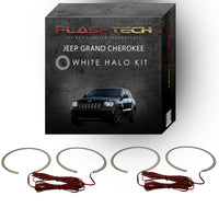 Jeep Grand Cherokee White LED Halo Headlight Kit 2011-2013