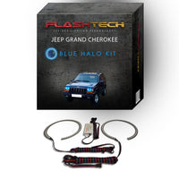 Jeep Grand Cherokee V.3 Fusion Color Change LED Halo Headlight Kit 1993-1998