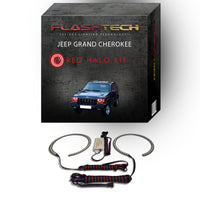 Jeep Grand Cherokee V.3 Fusion Color Change LED Halo Headlight Kit 1993-1998