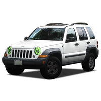 Jeep Liberty ColorChase LED Halo Headlight Kit 2002-2007