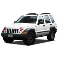 Jeep Liberty ColorChase LED Halo Headlight Kit 2002-2007