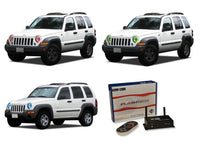 Jeep Liberty V.3 Fusion Color Change LED Halo Headlight Kit 2002-2007