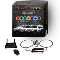 Jeep Liberty V.3 Fusion Color Change LED Halo Headlight Kit 2002-2007