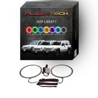Jeep Liberty V.3 Fusion Color Change LED Halo Headlight Kit 2002-2007