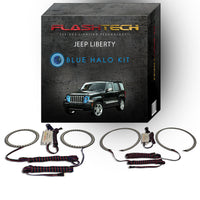 Jeep Liberty V.3 Fusion Color Change LED Halo Headlight Kit 2008-2013