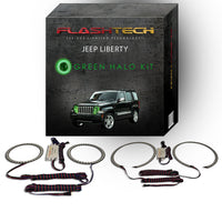Jeep Liberty V.3 Fusion Color Change LED Halo Headlight Kit 2008-2013