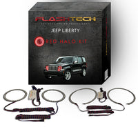 Jeep Liberty V.3 Fusion Color Change LED Halo Headlight Kit 2008-2013