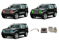 Jeep Liberty V.3 Fusion Color Change LED Halo Headlight Kit 2008-2013