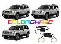 Jeep Patriot ColorChase LED Halo Fog Light Kit 2007-2010