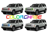 Jeep Patriot ColorChase LED Halo Headlight Kit 2007-2010