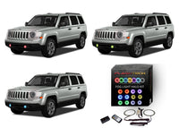 Jeep Patriot V.3 Fusion Color Change LED Halo Fog Light Kit 2011-2015
