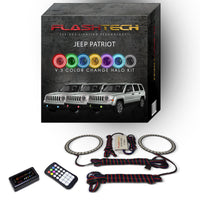 Jeep Patriot V.3 Fusion Color Change LED Halo Fog Light Kit 2007-2010